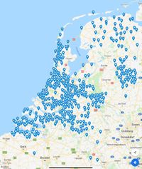 SAN Leden afname locaties Nederland